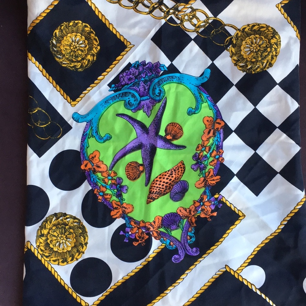 Nautical theme scarf